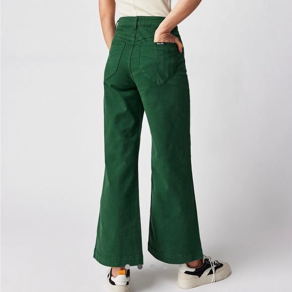 rolla’s sailor jeans in basil - Picture 2 of 5